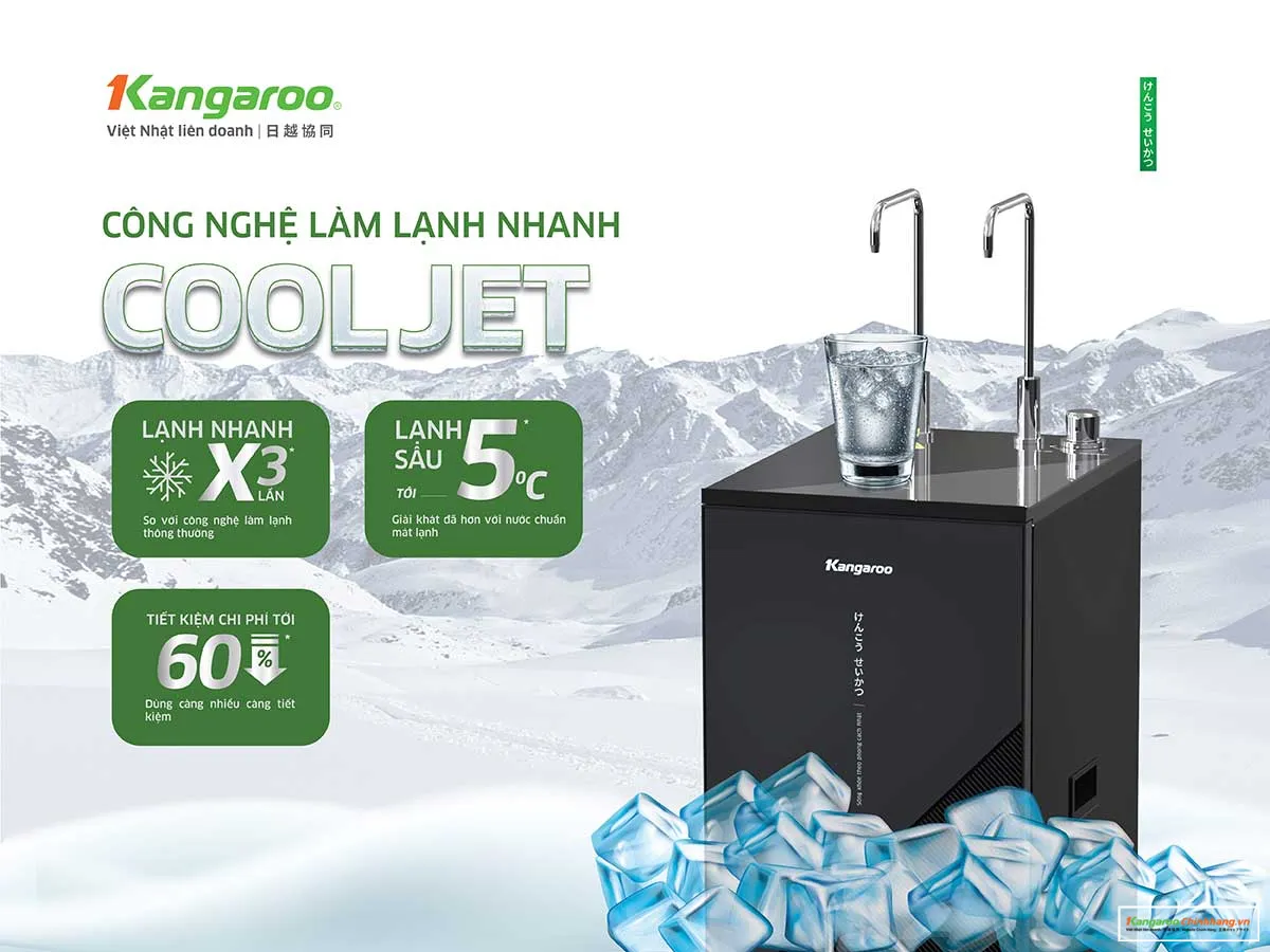 Máy lọc nước Kangaroo Hydrogen nóng lạnh KG12S3H3