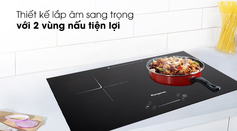  Bếp điện từ hồng ngoại đôi Kangaroo KG443i