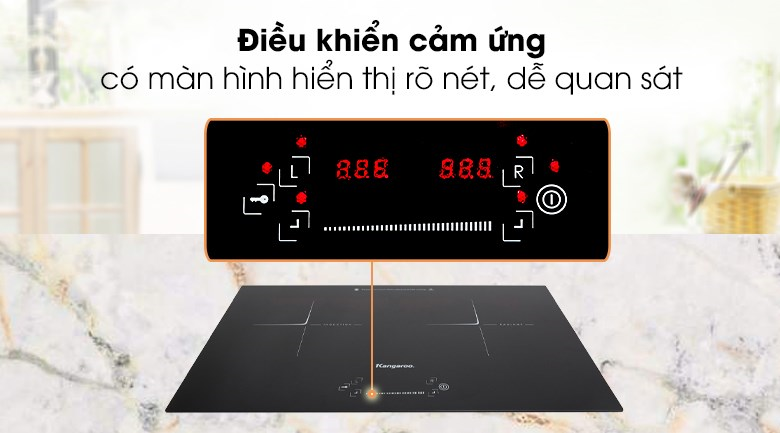  Bếp điện từ hồng ngoại đôi Kangaroo KG443i