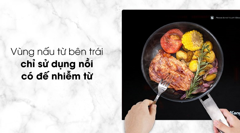  Bếp điện từ hồng ngoại đôi Kangaroo KG443i