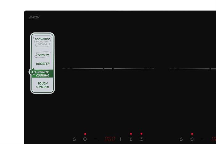 Bếp từ đôi lắp âm Kangaroo KGIC50D1C