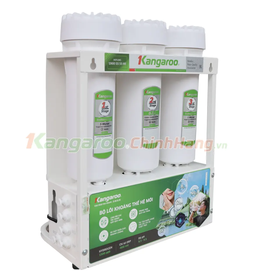 Máy lọc nước Kangaroo Hydrogen KGHP12K - 12 Lõi Mới 2025