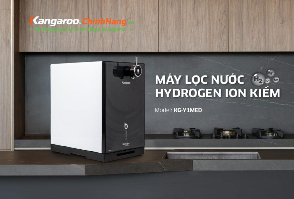 Máy lọc nước Kangaroo Hydrogen ion Kiềm KG-Y1MED