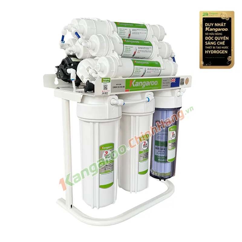 Máy lọc nước Kangaroo Hydrogen KGRP10 - 10 lõi - Mẫu mới 2025