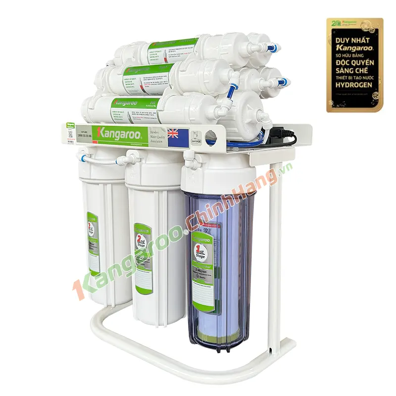 Máy lọc nước Kangaroo Hydrogen KGRP10 - 10 lõi - Mẫu mới 2025