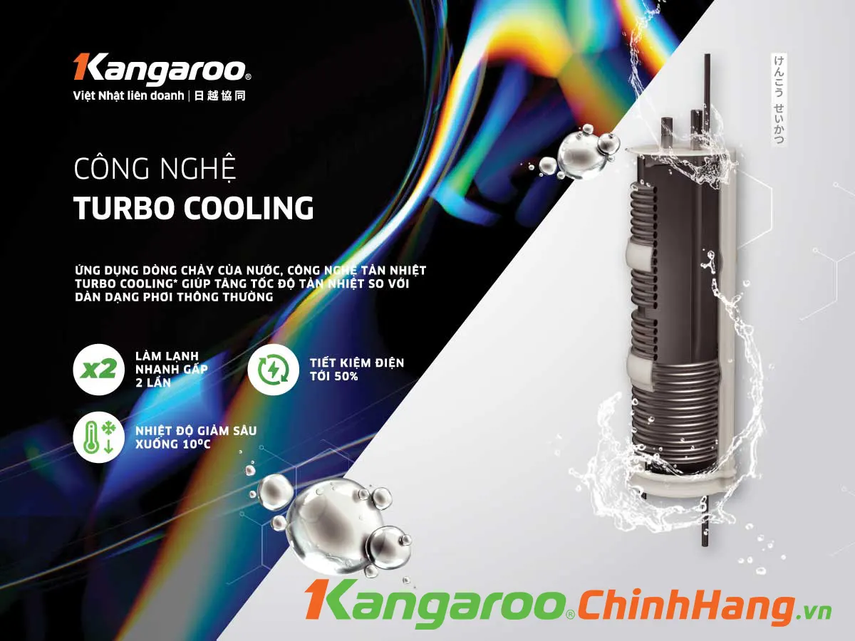 Máy lọc nước Kangaroo Hydrogen Infinity nóng lạnh KG10A14 - 10 CẤP LỌC