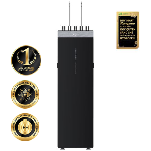 Máy lọc nước Kangaroo Hydrogen nóng lạnh KG12A8 - 12 lõi, Mẫu 2025