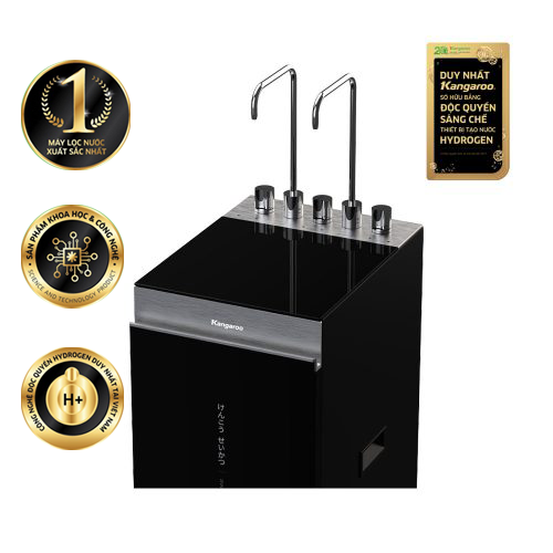 Máy lọc nước Kangaroo Hydrogen nóng lạnh KG12A8 - 12 lõi, Mẫu 2025