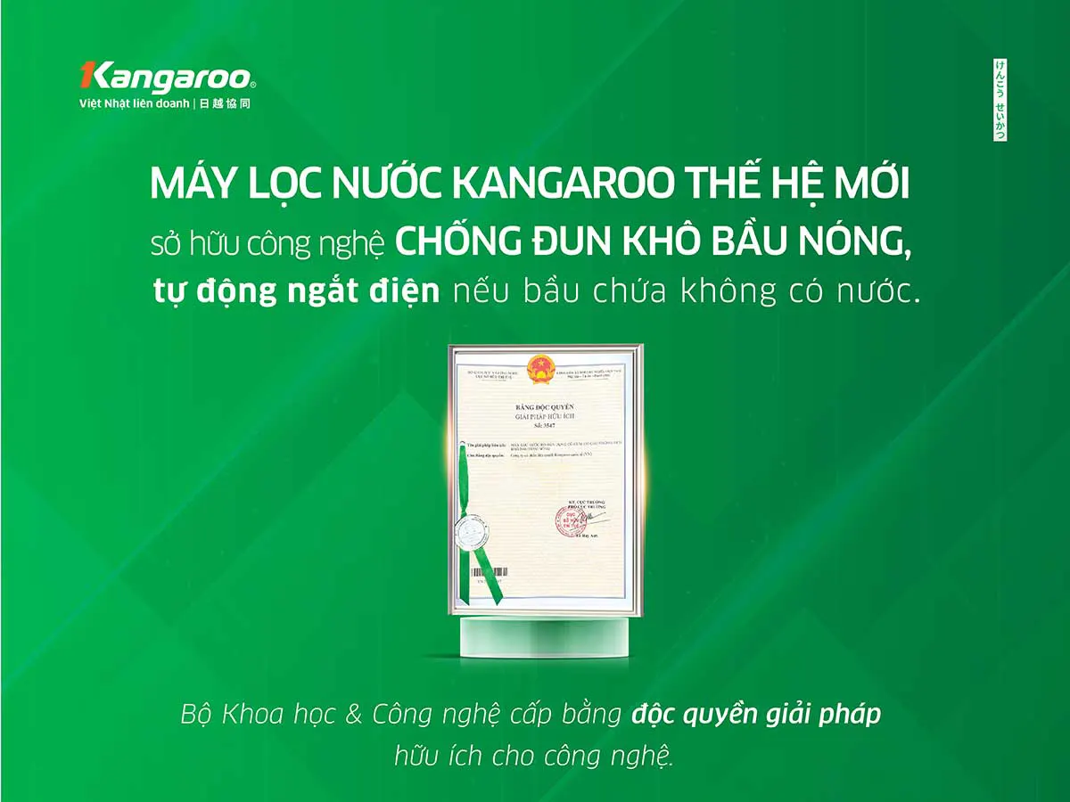 Máy lọc nước Kangaroo Hydrogen ion kiềm nóng lạnh KGHC13A3 