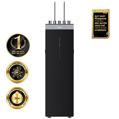 Máy lọc nước Kangaroo Hydrogen nóng lạnh KG12A6 - 12 lõi, Mẫu 2025