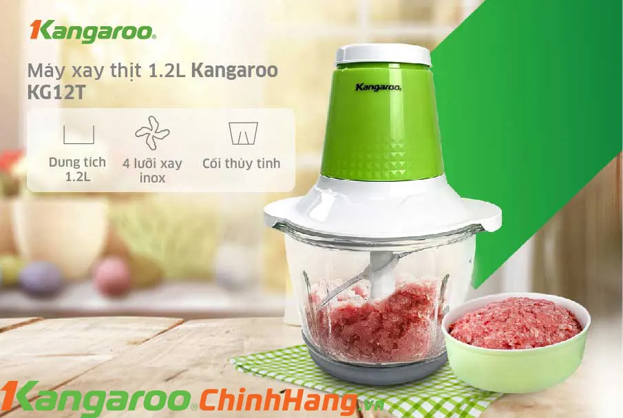 Máy xay thịt cao cấp Kangaroo KG12T