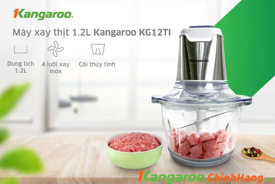 Máy xay thịt cao cấp Kangaroo KG12TI