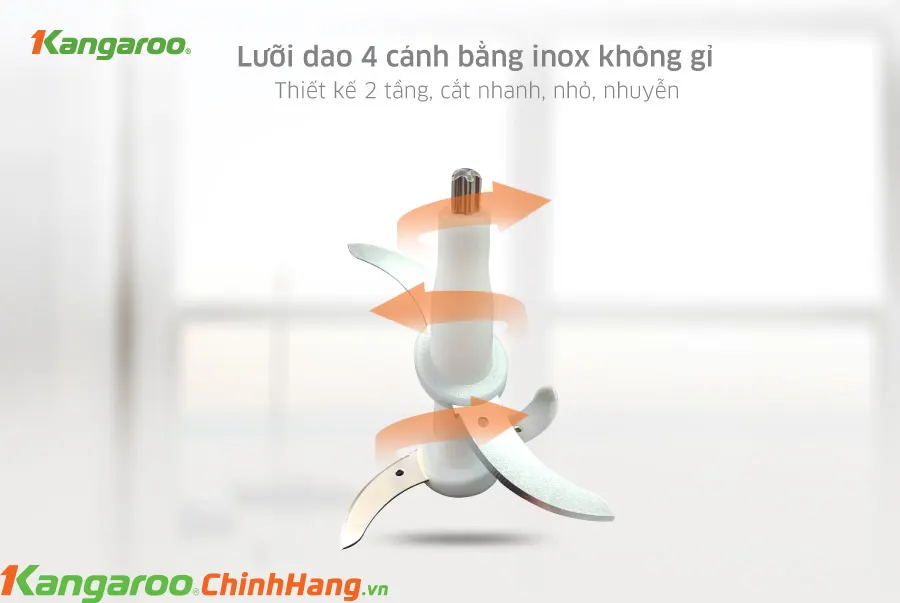 Máy xay thịt cao cấp Kangaroo KG12TI