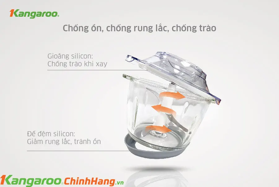 Máy xay thịt cao cấp Kangaroo KG12TI