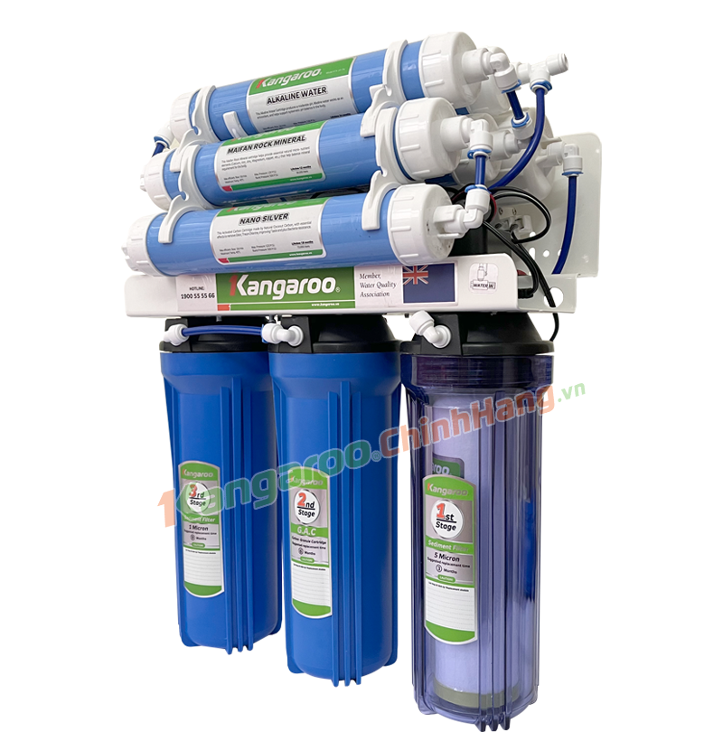 Máy lọc nước Kangaroo KG08G4 Không Vỏ 9 Lõi Lọc