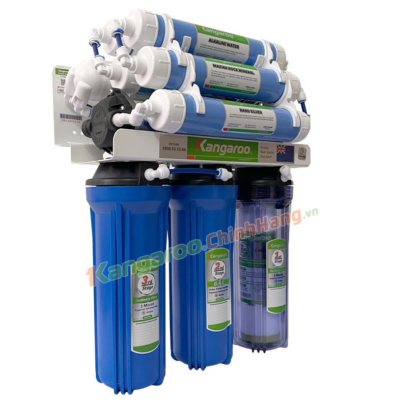 Máy lọc nước Kangaroo KG08G4 Không Vỏ 9 Lõi Lọc
