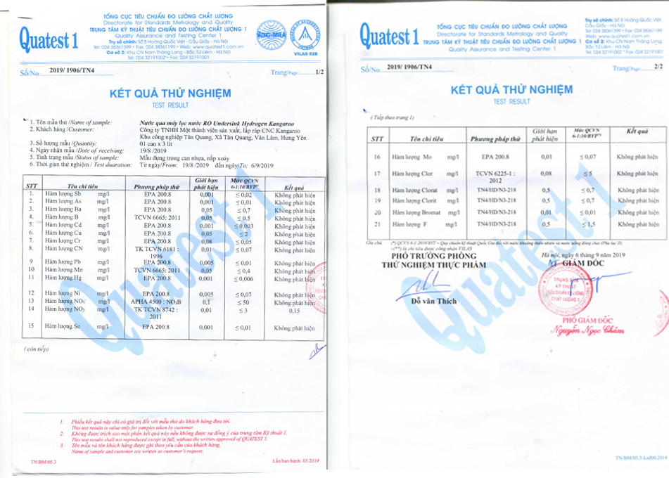 Máy lọc nước Kangaroo Hydrogen KG100HU