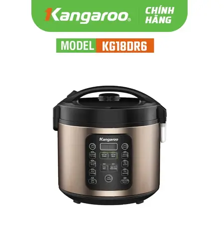 Nồi cơm điện tử Kangaroo KG18DR6 - 1.8 lít