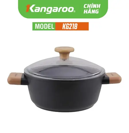 Nồi nhôm chống dính đáy từ Kangaroo KG218