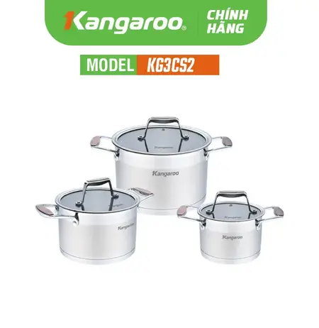 Bộ nồi Inox cao cấp 5 lớp KG3CS2