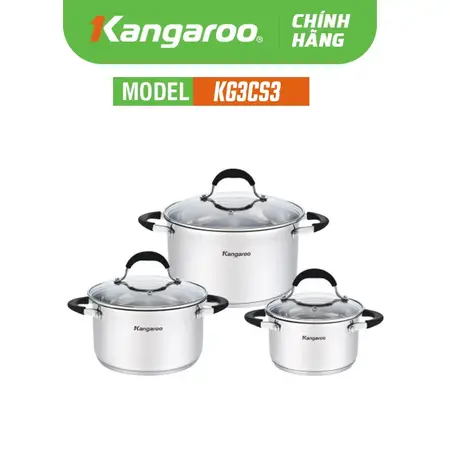 Bộ nồi Inox cao cấp 5 lớp KG3CS3