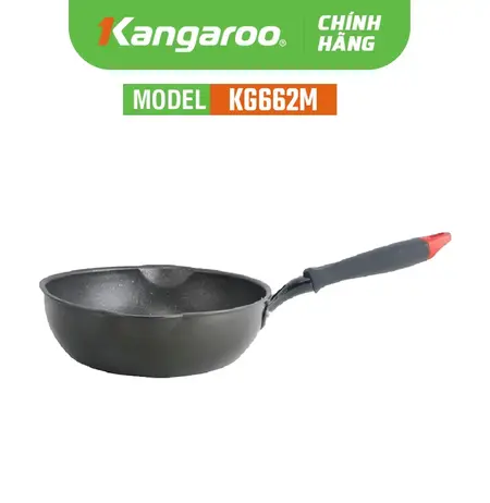 Chảo nhôm chống dính đáy từ Kangaroo KG662M