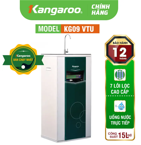 Máy lọc nước Kangaroo KG09 VTU 7 Lõi lọc - Sản xuất 2025