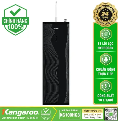 Máy lọc nước Kangaroo Hydrogen KG100HC3 - Hàng Cao Cấp 2025