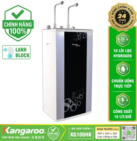 Máy lọc nước Kangaroo Hydrogen KG100HK  Nóng - Lạnh - RO