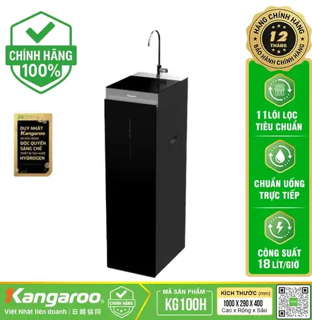 Máy lọc nước Kangaroo Sumire Hydrogen KG100H-11 lõi lọc