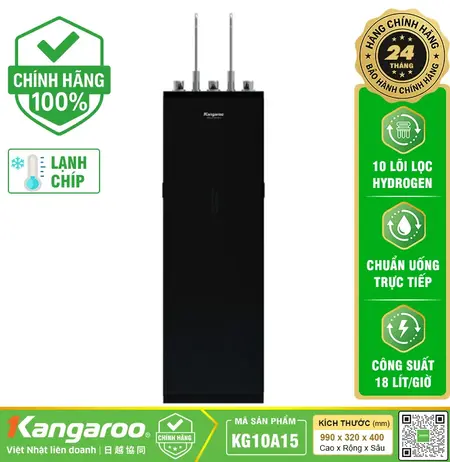 Máy lọc nước nóng lạnh Kangaroo KG10A15 - Mẫu mới 2025