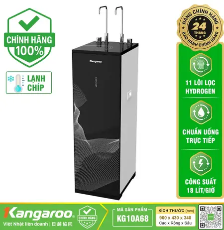 Máy lọc nước Kangaroo Hydrogen KG10A68 - Hàng Cao Cấp 2025
