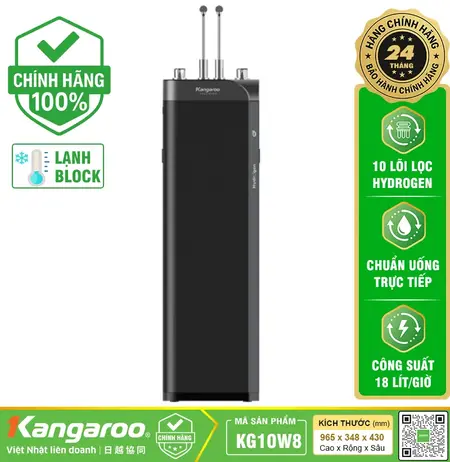 Máy lọc nước Kangaroo Hydrogen nóng lạnh Waterfall KG10W8