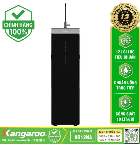 Máy lọc nước Kangaroo KG12NA - 12 lõi lọc, Mẫu mới 2025