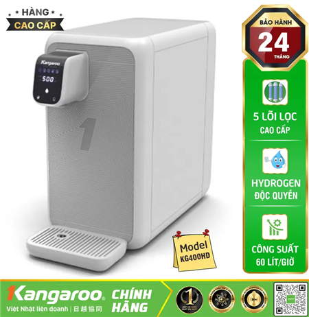 Máy lọc nước Kangaroo Hydrogen KG400HD - 5 Lõi lọc, Mẫu mới 2026