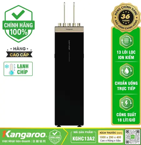 Máy lọc nước Kangaroo Hydrogen ion kiềm nóng lạnh KGHC13A2 