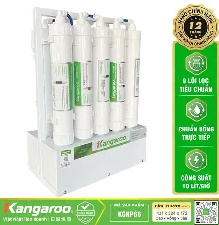 Máy lọc nước Kangaroo KGHP66 - Hydrogen - Mẫu 2025
