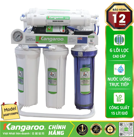 Máy lọc nước Kangaroo KGRP10WP6 - 6 Lõi Mới 2025