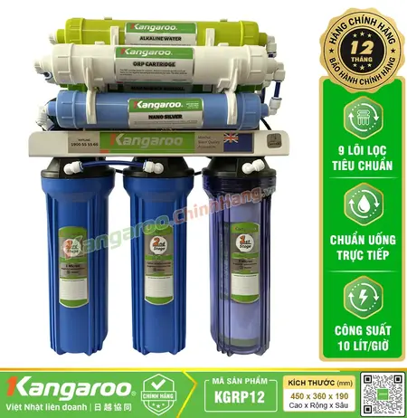 Máy lọc nước Kangaroo KGRP12 - Mẫu Mới 2025