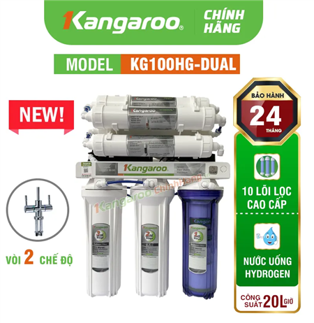 Máy lọc nước Kangaroo Hydrogen KG100HG Dual - Mới 2025