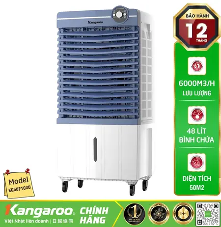 Quạt điều hòa Kangaroo KG50F103D - Mới 2025 Siêu Hót