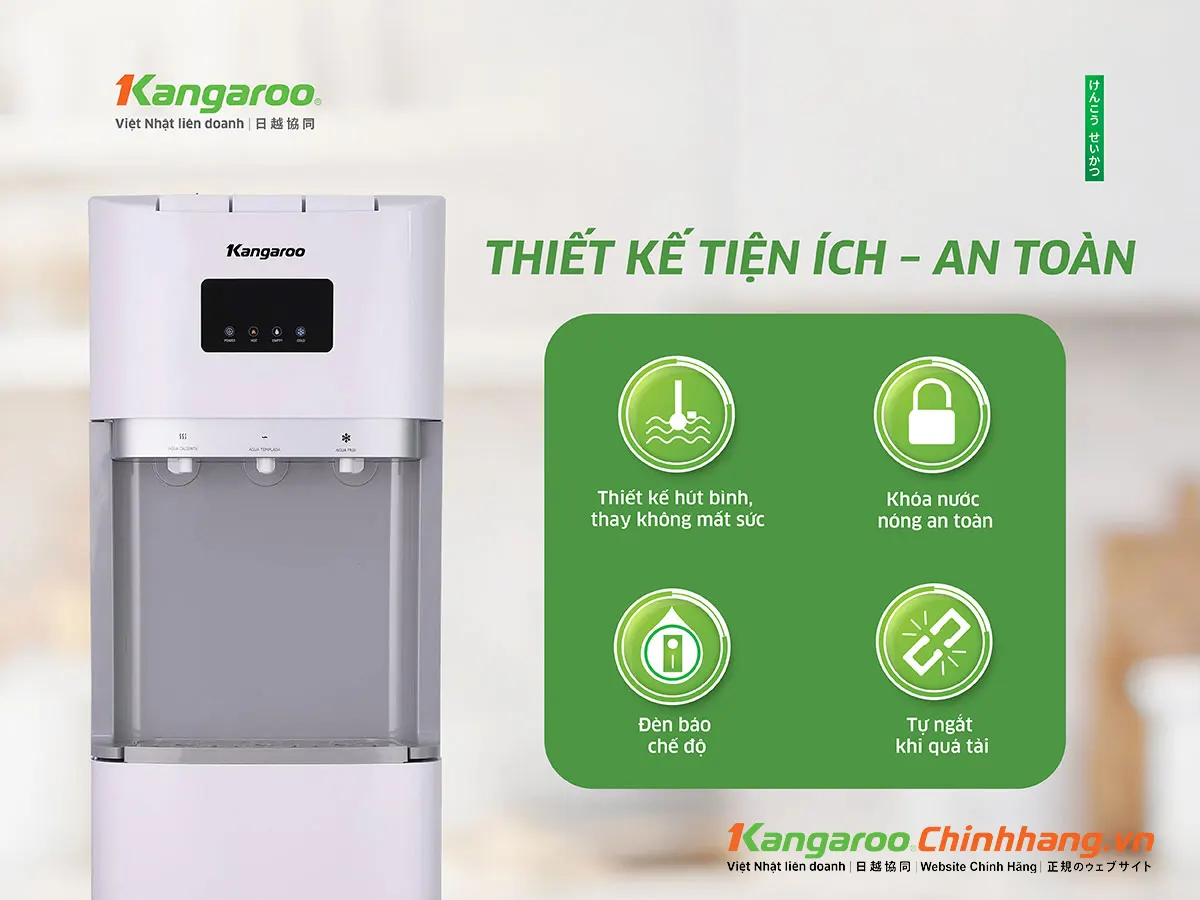 Cây nước nóng lạnh Kangaroo KGWD03B1D