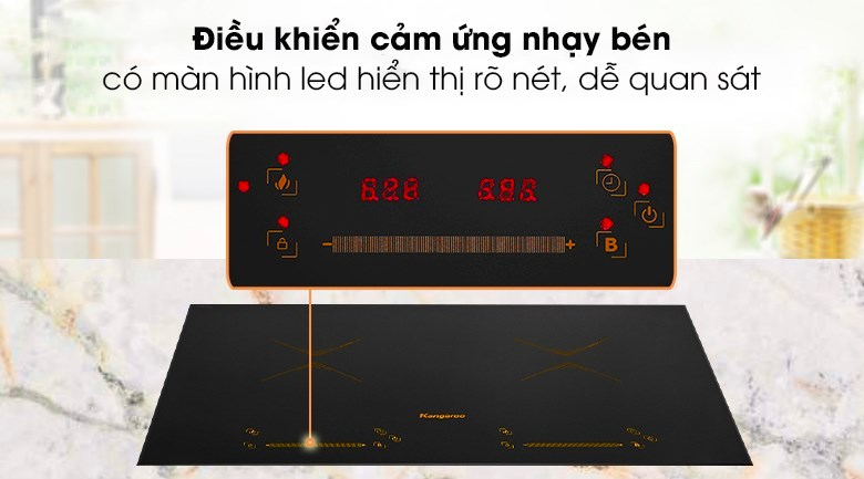 Bếp từ đôi Kangaroo KG859i - Hàng Thái Lan