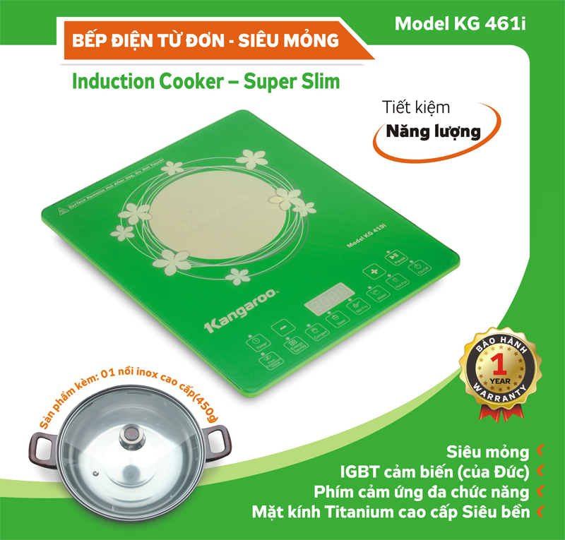 Bếp từ đơn Kangaroo  KG461i