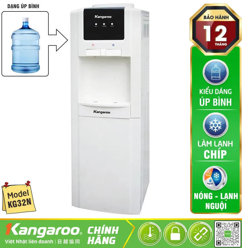 Cây nước nóng lạnh Kangaroo KG32N
