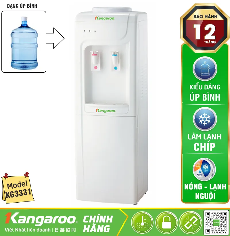 Cây nước nóng lạnh Kangaroo KG3331