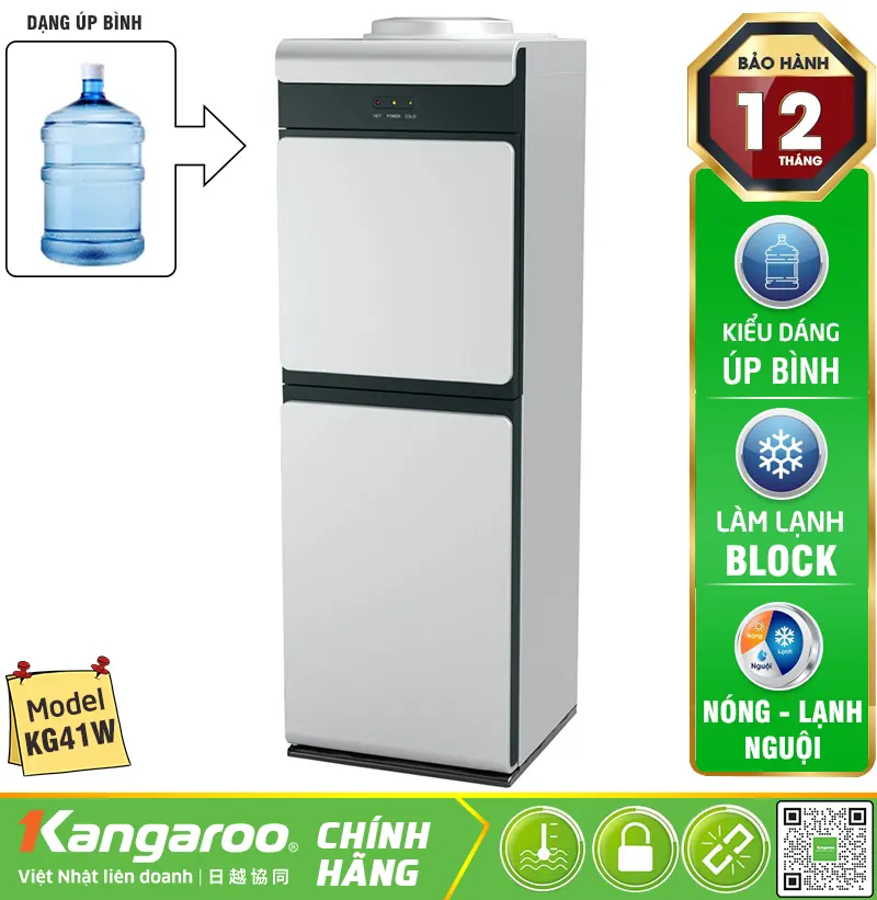 Cây nước nóng lạnh Kangaroo KG41W