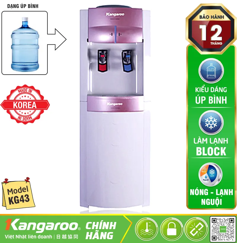 Cây nước nóng lạnh Kangaroo KG44
