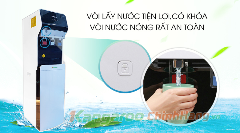 Cây nước nóng lạnh Kangaroo KG62A3 - Tích hợp bộ Lọc RO