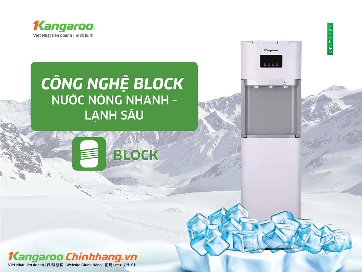 Cây nước nóng lạnh Kangaroo KGWD03B1D